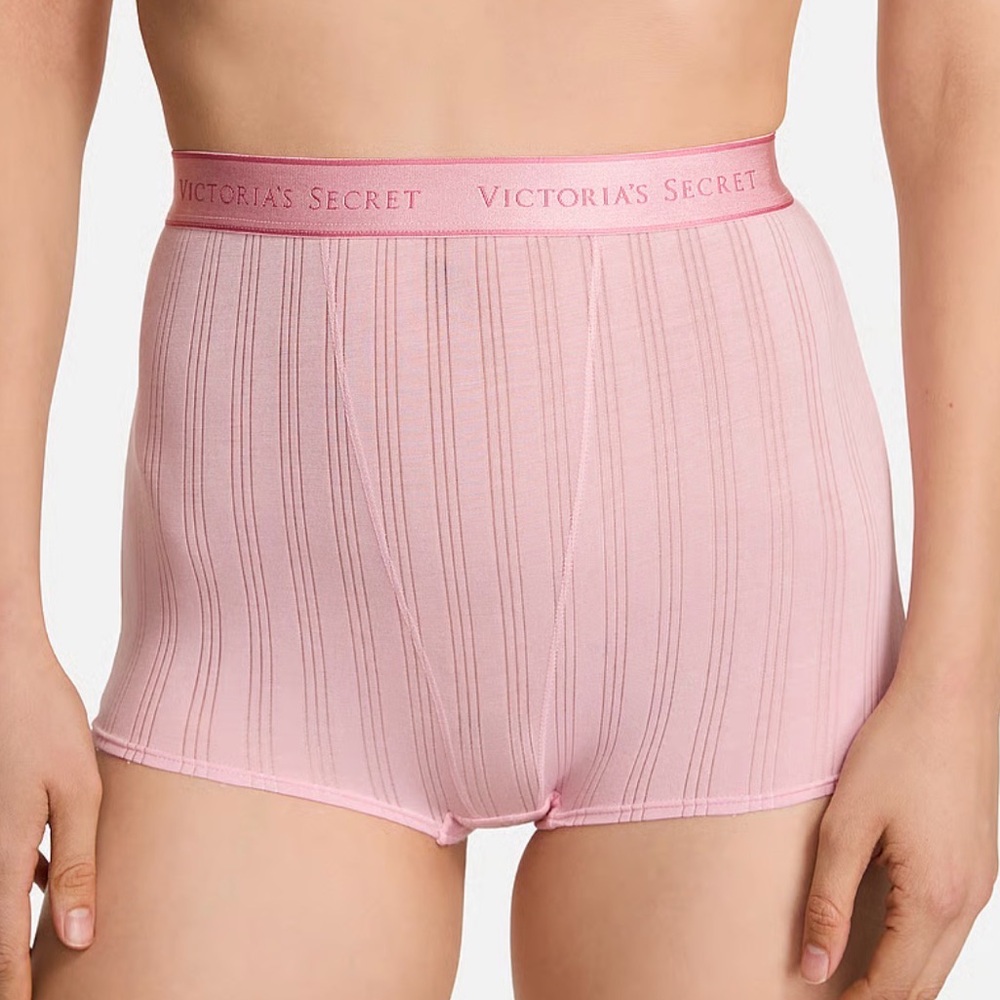 Victoria’s Secret Logo High-Waist Boyshort Panty
